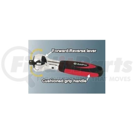 Ampro Tools T19008 1/2" Drive Quick Release Micro Ratchet