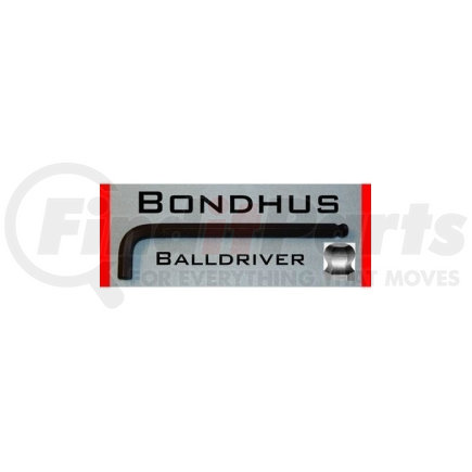 15752 by BONDHUS CORP. - Hex Ball End Wrench, 2mm, Long Length, L Shaped, 3.2" Long, with Hang Tab