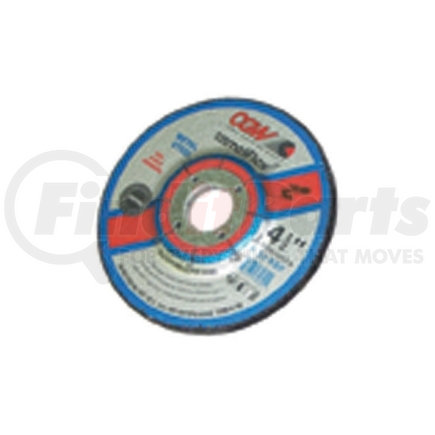35620 by CGW ABRASIVE - Depressed Center Grinding Wheel, T27, 4-1/2" x 1/4" x 7/8" Arbor, A24R for Metal, 13,300 RPM