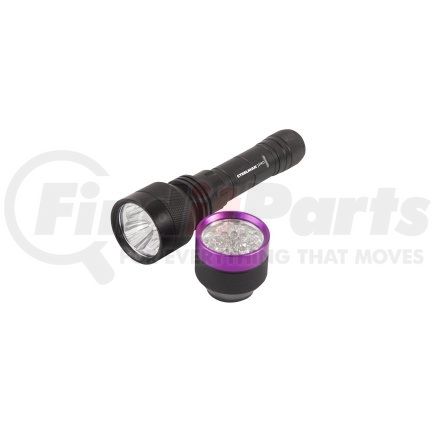 96883 by STEELMAN - 700lm Rechargeable Flashlight with UV Head Combo Kit