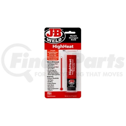 8297 by JB WELD - High Heat Epoxy Putty Stick, for Manifolds, Tail Pipes, Mufflers and Other High Temperature Projects