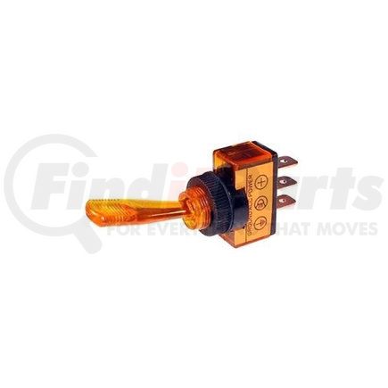 2617J by THE BEST CONNECTION - Amber Illuminated Toggle 20A 12V S.P.S.T. 1 Pc