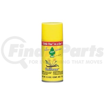 UAL-09005 by CAR FRESHENER - Little Trees In a Can Car Freshener, Vanillaroma, 2.5 oz Spray Can