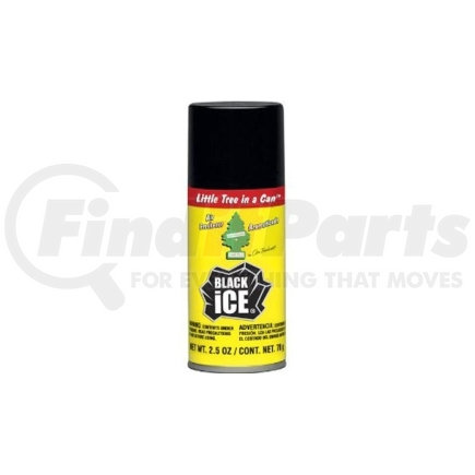 UAL-09055 by CAR FRESHENER - Little Trees In a Can Car Freshener, Black Ice, 2.5 oz Spray Can