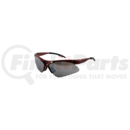 540-0003 by SAS SAFETY CORP - Red Frame Diamondbacks™ Safety Glasses with Smoke Lens