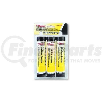 LX-1901 by AIRGAS SAFETY - Lithium Grease, Multi-Purpose, 3 oz Cartridges, for Mini Grease Guns, 3 per Pack