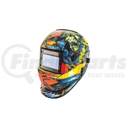 41289 by TITAN - Solar Powered Auto Dark Welding Helmet - Forge Skull