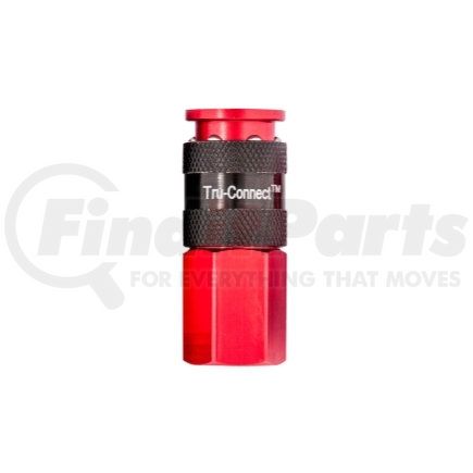 13-234R by PLEWS - 1/4" Female Coupler Red
