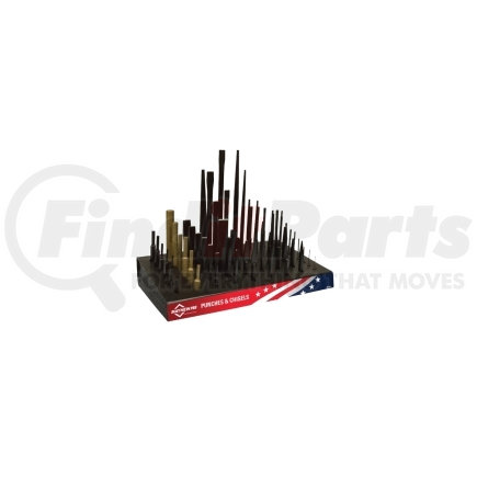 80247 by MAYHEW TOOLS - 57PC PUNCH & CHISEL DISPLAY