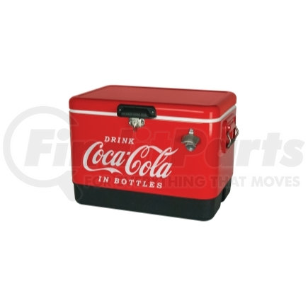 CCIC-54R by TOTAL CHEF - 54 Quart Coca Cola Metal Ice Chest - Red