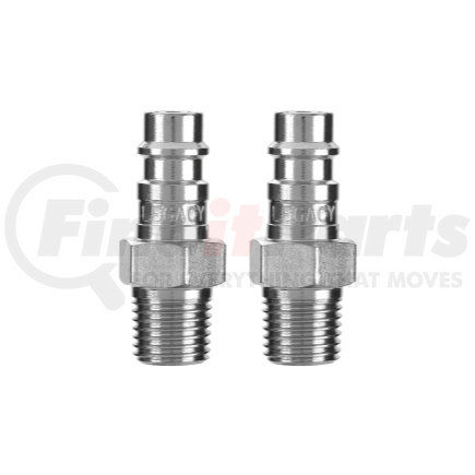 A53440FZ-2PK by LEGACY MFG. CO. - 2 Pack Flexzilla High Flow Plugs, 1/4 Body, 1/4 MNPT