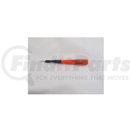 300-08043 by NUDI - Male 2.3 X .62MM Orange Probe