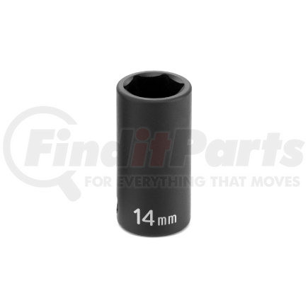 1014MSD by GREY PNEUMATIC - 3/8" Drive x 14mm Semi-Deep Impact Socket