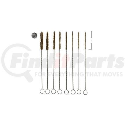 8088 by INNOVATIVE PRODUCTS OF AMERICA - Micro Bore and Valve-Guide Brush Set (Brass)