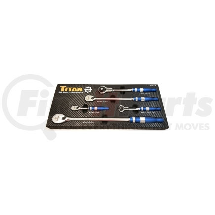 12175 by TITAN - 5 Piece 90 Tooth Ratchet Set