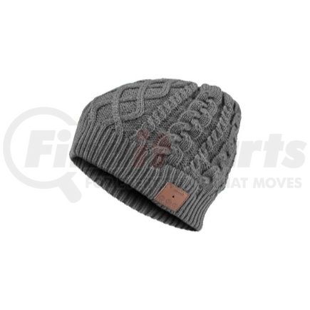 VG002-DG by MOUNTAIN - Bluetooth Cable Knit Beanie - Grey