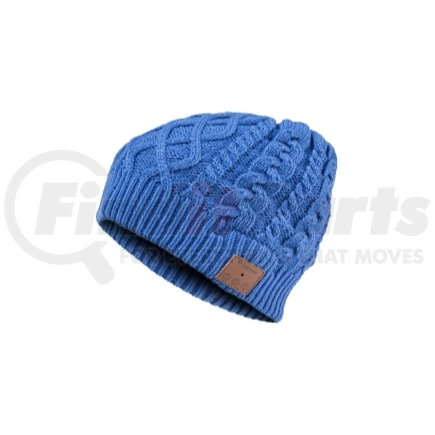 VG002-BL by MOUNTAIN - Bluetooth Cable Knit Beanie - Blue