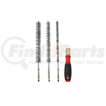 8083 by INNOVATIVE PRODUCTS OF AMERICA - 9" Stainless Steel Bore Brush Set w/ Driver Handle
