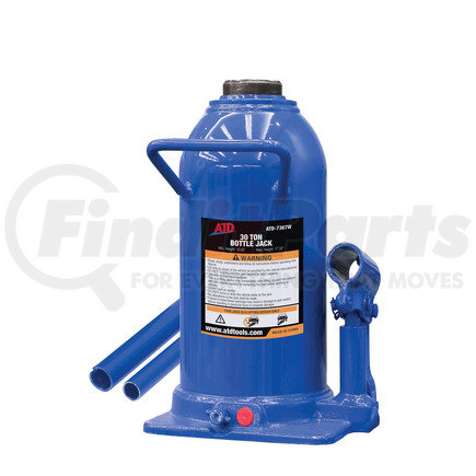 7367W by ATD TOOLS - 30-Ton Heavy-Duty Hydraulic Side Pump Bottle Jack