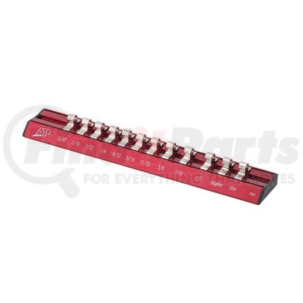 9314 by ATD TOOLS - 1/4" SAE Magnetic Aluminum Socket Rail