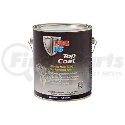 45901 by ABSOLUTE COATINGS (POR15) - Top Coat, Chassis Black, Gallon