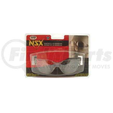 5340-50 by SAS SAFETY CORP - Black Frame NSX™ Safety Glasses with Clear Lens, 50-Pack