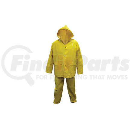 6814-01 by SAS SAFETY CORP - Heavy-Duty PVC/Polyester Rain Suit, XL