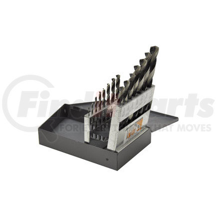 15KK5 by KNKUT - Fractional Jobber Length Drill Bit Set, 1/16-1/2" by 32nds, 15pc