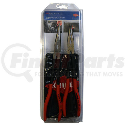 9K0080128US by KNIPEX - 2Pc XL Needle Nose Pliers Set