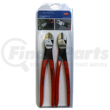 9K0080129US by KNIPEX - 2 Pc. High Leverage Diagonal Cutter Set