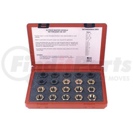 2599 by LANG - Master Spindle Rethreader Die Set