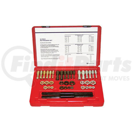 972 by LANG - 40 pc. SAE & Metric Thread Restorer Kit