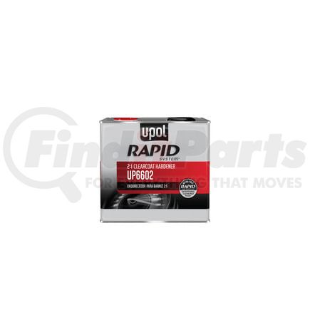 UP6602 by U-POL PRODUCTS - Rapid System Clearcoat Hardener, Clear, 5lbs