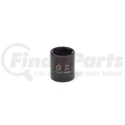 324 by SUNEX TOOLS - 3/8" Dr Impact Socket, 3/4"