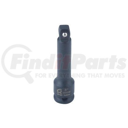3503W by SUNEX TOOLS - 3/8" Dr Wobble Drive Impact Extension, 3"