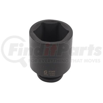 565MD by SUNEX TOOLS - 1" Dr Deep Impact Socket, 65mm