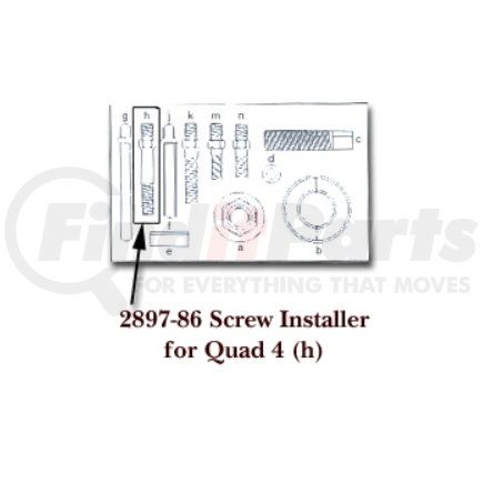 2897-86 by KD TOOLS - Screw Installer for Quad 4 for KDT2897