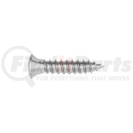 6317 by AUTO BODY DOCTOR - Phillips Oval Head Sheet Metal Screws Size: 8 x 3/4", Head Size: #6, Finish: Chrome, Qty: 10