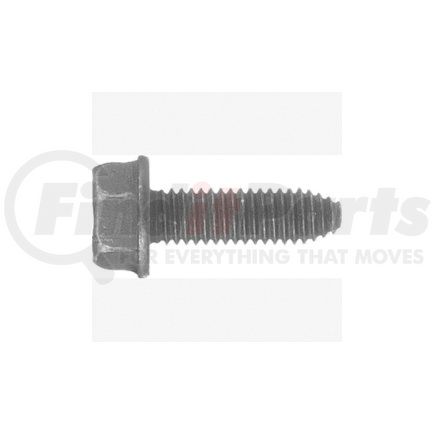 6342 by AUTO BODY DOCTOR - Body Bolts Flange Head, Size: 6-1.00 x 20mm, Head: 10mm IND Hex, Finish: Black Phos., Qty: 10