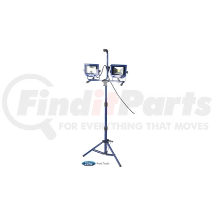 FWL1003 by FORD TOOLS - Worklight With Fast Clamp and Stand, 2 x 20W, 2 x 1400 Lumen
