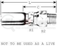G51105-0404 by GATES - Hydraulic Coupling/Adapter