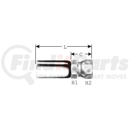 G51210-0404X by GATES - Hydraulic Coupling/Adapter