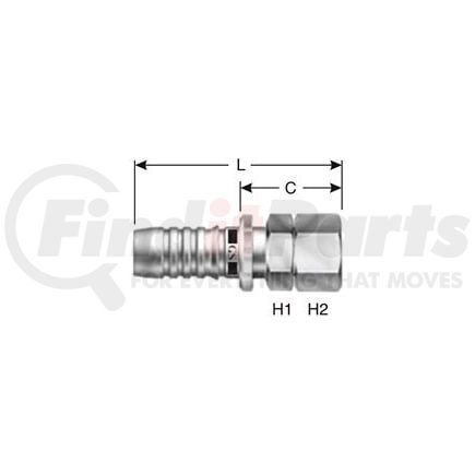G20140-1216X by GATES - Hydraulic Coupling/Adapter