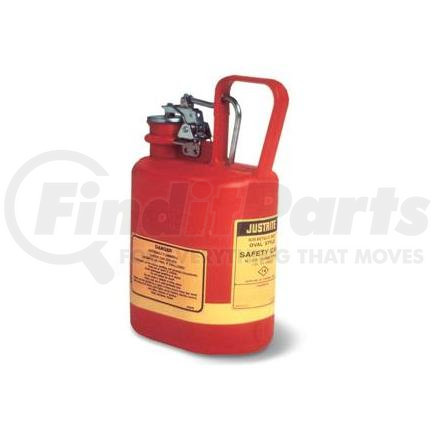 14160JR by JUSTRITE - Justrite® Type I Oval Safety Can, 1 gal
