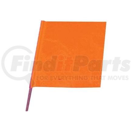 032293417CSP by CORTINA - All-Weather Traffic Flag, 18" x 18" w/ 24" Dowel