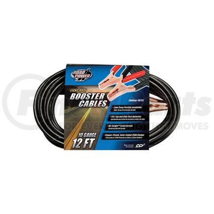 81208808SW by SOUTHWIRE - Light-Duty Booster Cable, 10 ga, 150 A, 12', Black, Sleeve