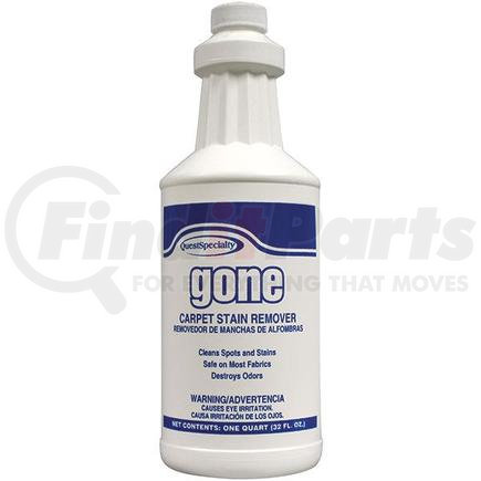 299016QC by QUESTSPECIALTY - Gone Carpet Stain Remover, 1 qt