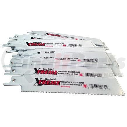 Disston E0101332DT Blu-Mol® Xtreme Bi-Metal Demolition Reciprocating Saw Blades (Metal) (6489), 6" x 1" x 0.042"