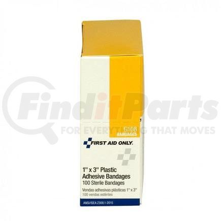 G106AC by ACME UNITED - Plastic Bandages, 1" x 3", 100/Box