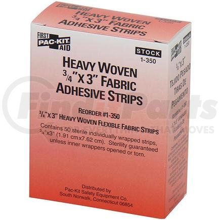 G167AC by ACME UNITED - Heavy Woven Patch Bandage, 1" x 3", 50/Box